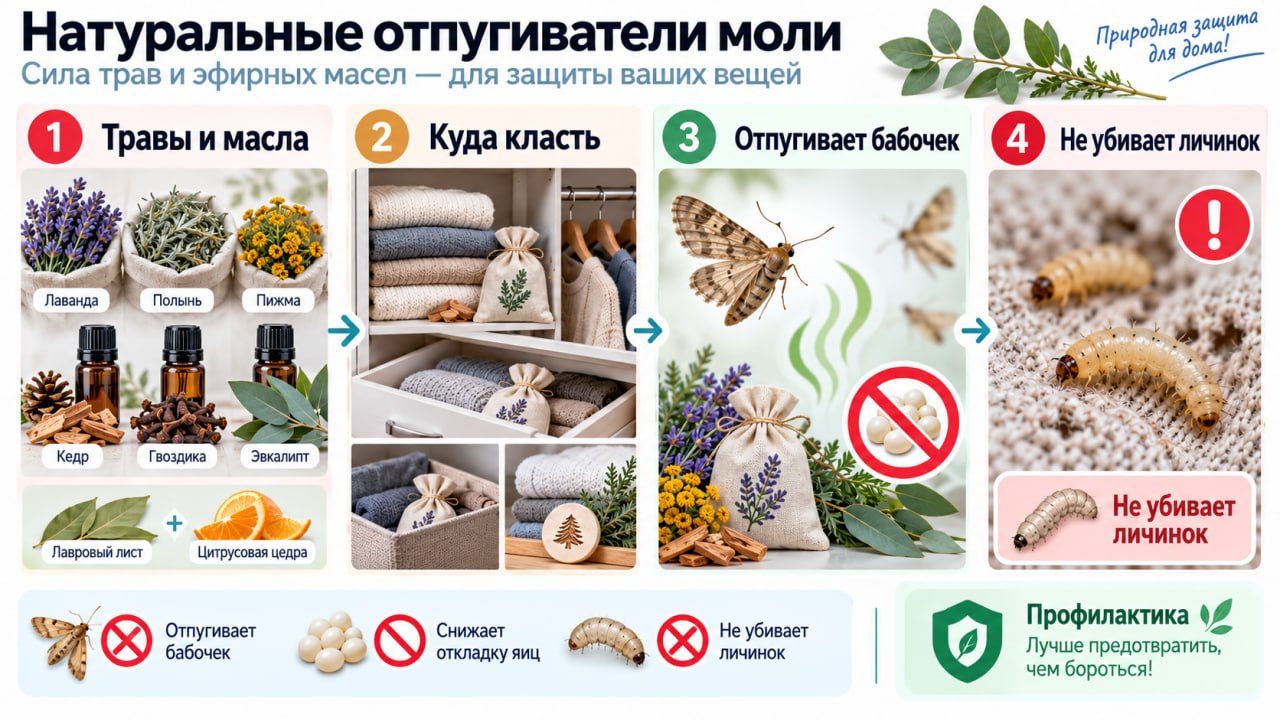 Народные репелленты на основе трав и эфирных масел